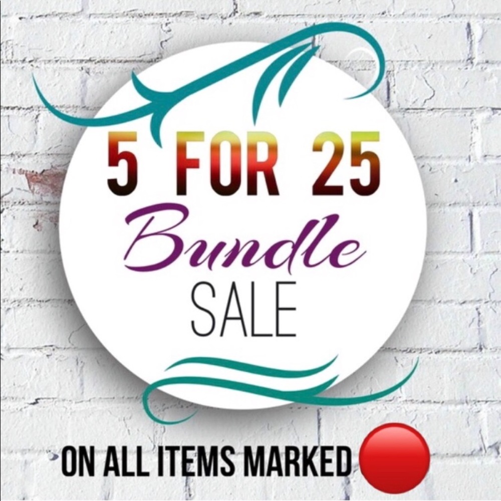 ๐ด 5 for $25 or 8 for $30 Big Bundle Sales - Picture 2 of 2